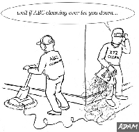 well if ABC cleaning ever let you down...