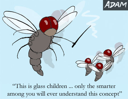 This is glass children only the smarter among you will ever understand this concept