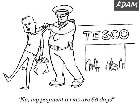 No my payment terms are 60 days