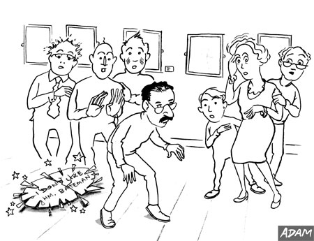 the man who didn't like HM Bateman cartoons