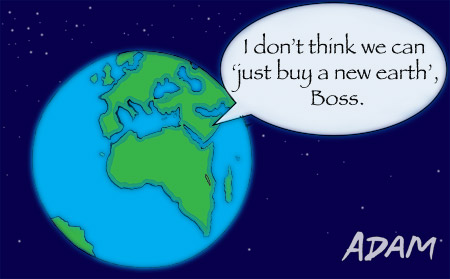 Don't think we can just buy a new earth boss