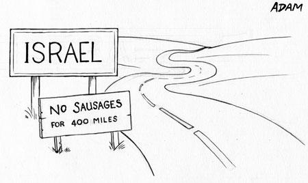 No sausages for 400 miles