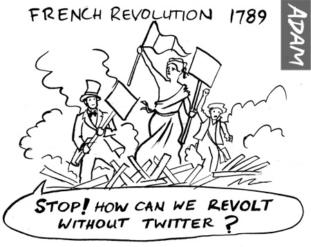 Stop! how can we revolt without twitter?